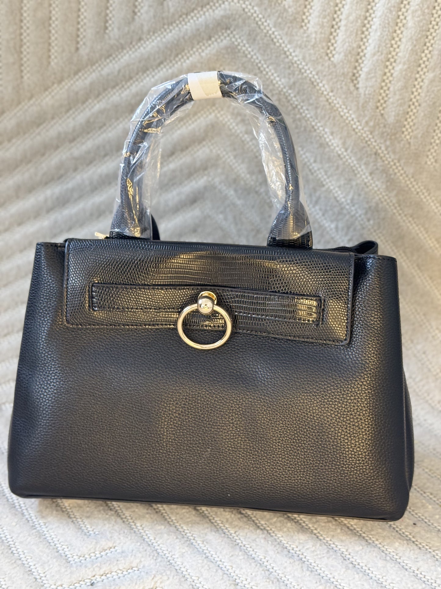Sac trapèze classique noir